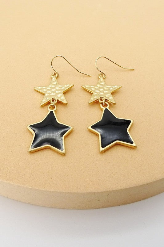 Dark Star Earrings