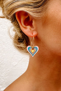 Heart Drip Earrings