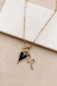 Snake Heart Necklace