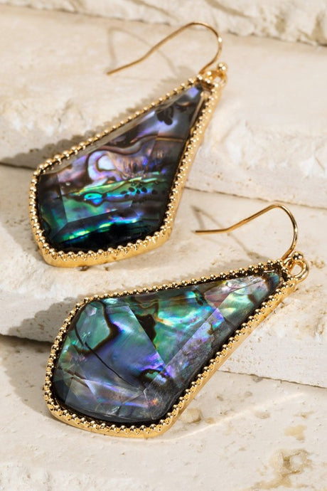Rizzo Diamond Earrings-Abalone
