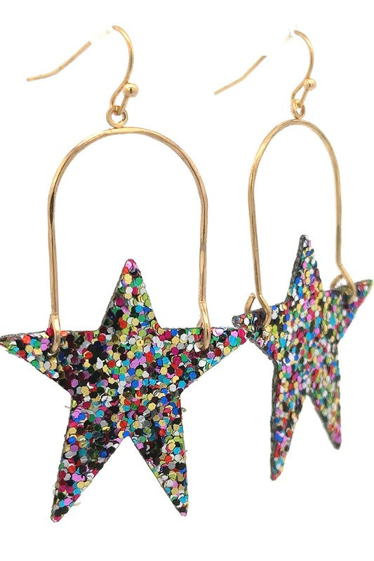 Confetti Star Earrings
