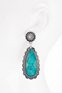 Go West Earrings-Turquoise