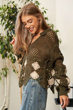 Daisy Long Sleeve Knit Sweater Top ** ONLINE EXCLUSIVE
