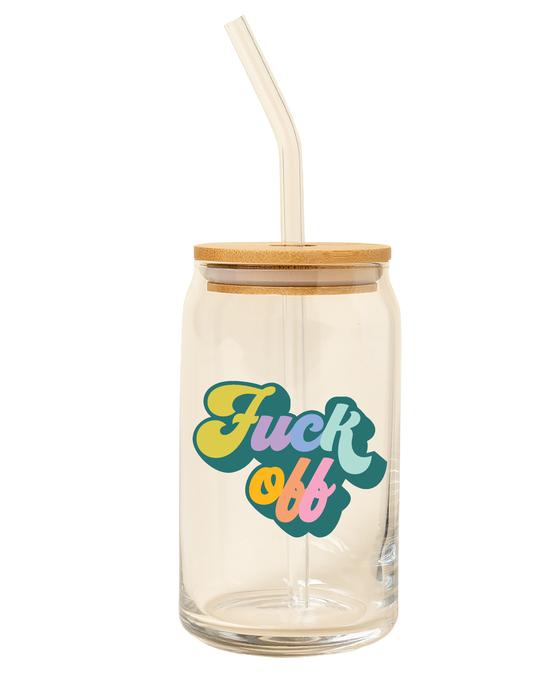 F Off Can Glass