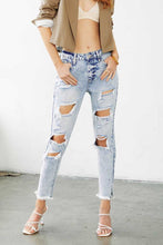 Meredith Distressed Mom Jeans