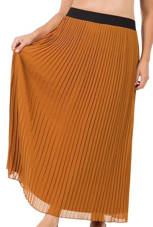 Curvy Mina Chiffon Skirt