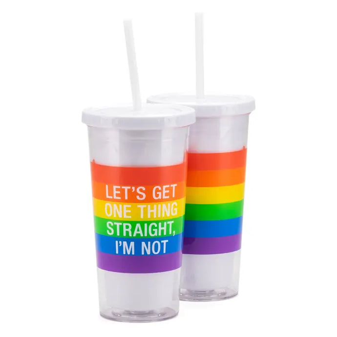One Thing Straight Tumbler