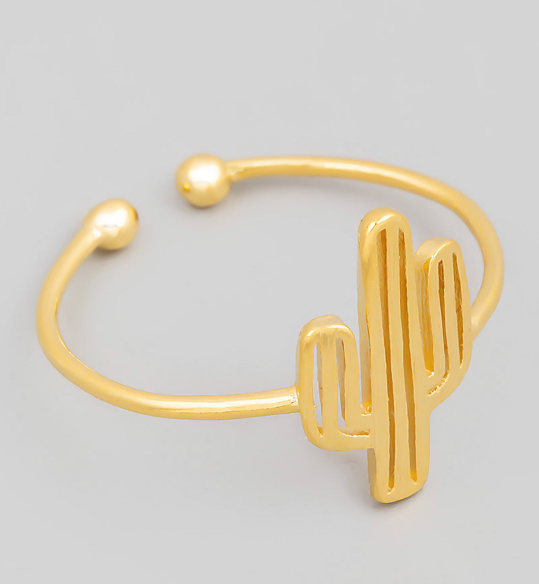 Cactus Ring- Gold
