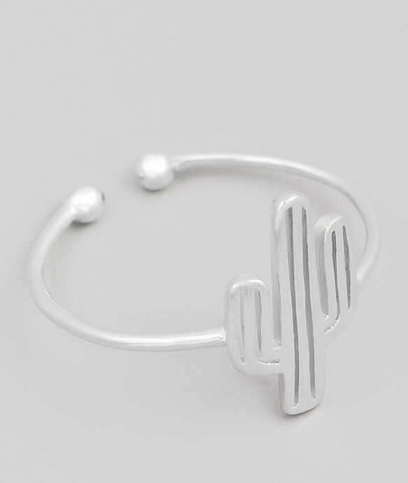 Cactus Ring- Silver
