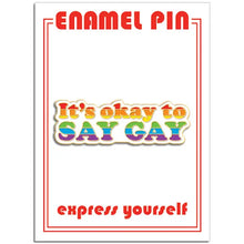 Say Gay Pin